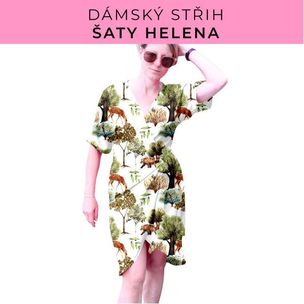 Dámský střih na šaty  Helena