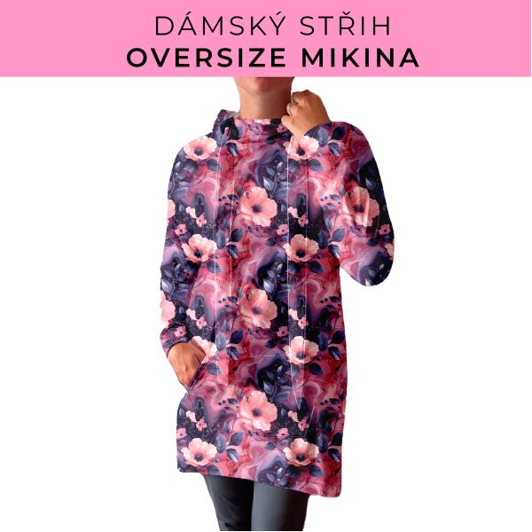 DÁMSKÝ střih - Oversize mikina