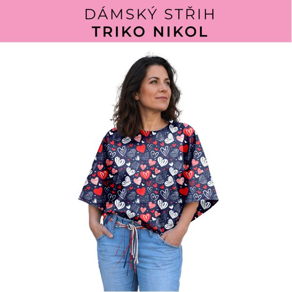 Dámský střih -  triko Nikol