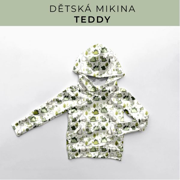 DĚTSKÝ střih - Mikina Teddy