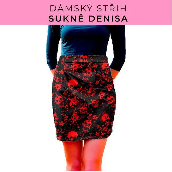 Dámský střih - Dámská sukně Denisa