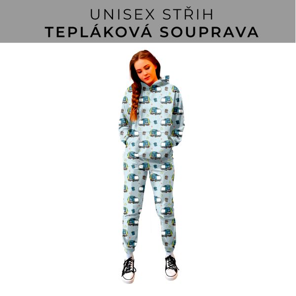 DÁMSKÝ střih - SET mikina a tepláky 