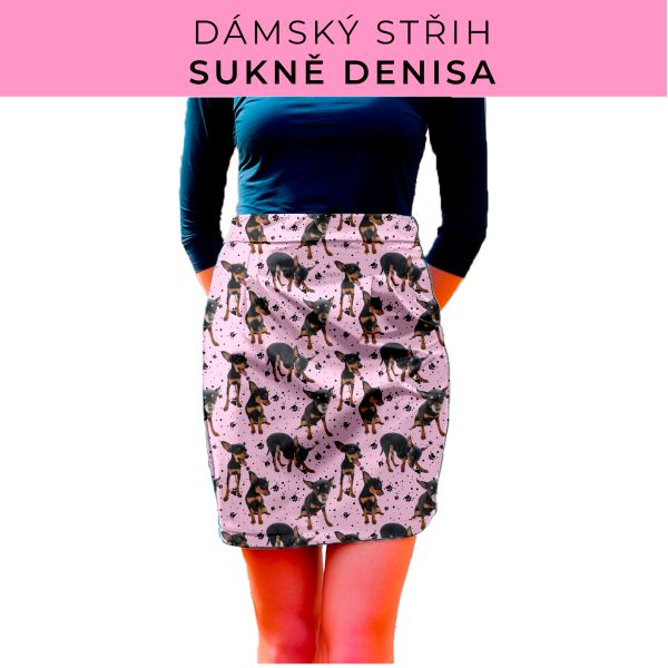 Dámský střih - Dámská sukně Denisa