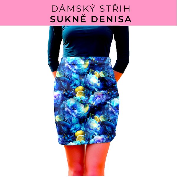 Dámský střih - Dámská sukně Denisa
