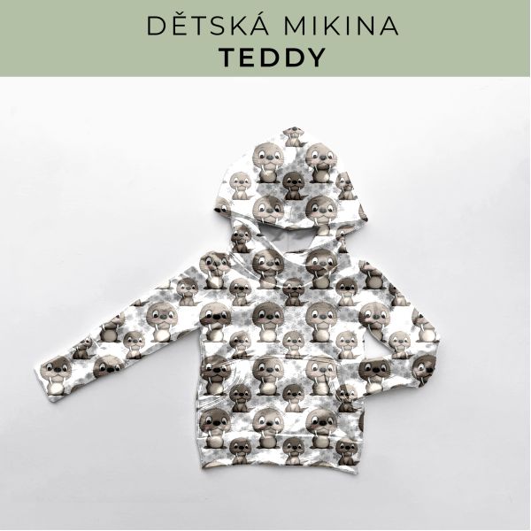 DĚTSKÝ střih - Mikina Teddy