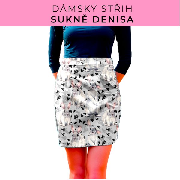 Dámský střih - Dámská sukně Denisa