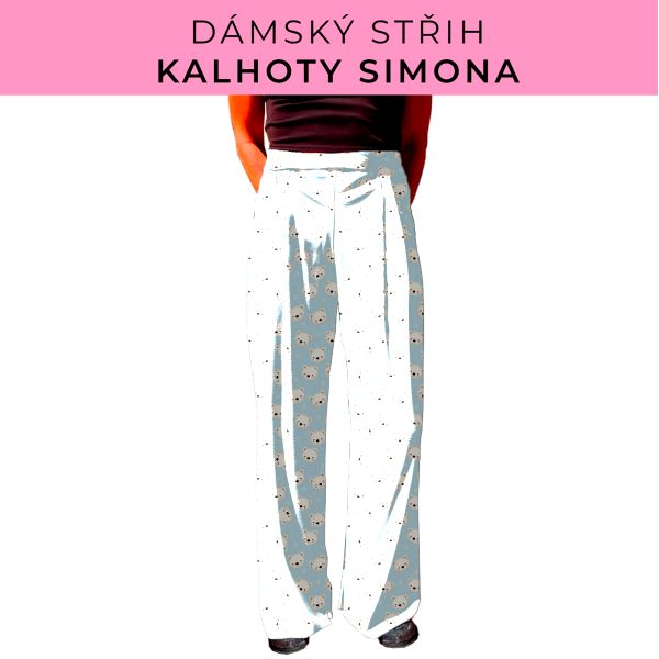 Dámský střih - kalhoty Simona