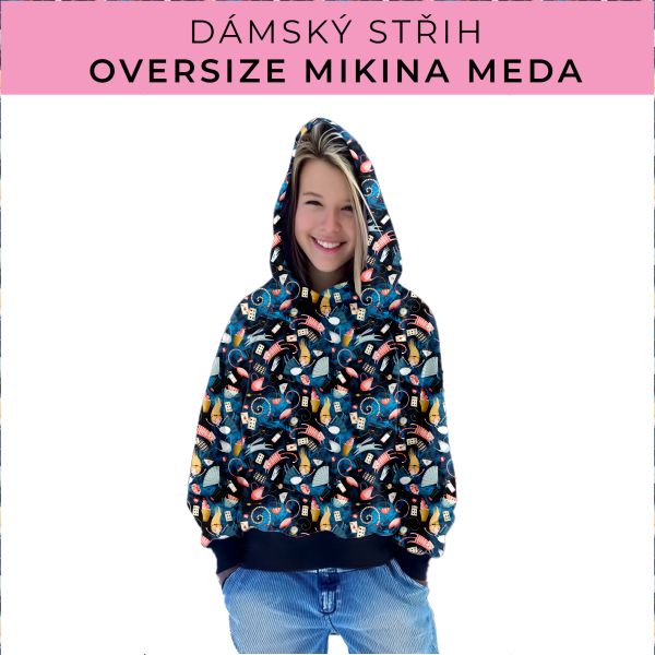 Dámský střih - mikina Meda