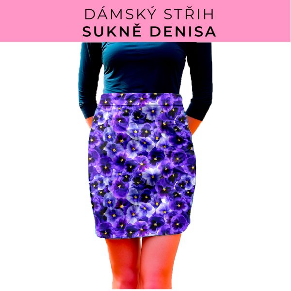 Dámský střih - Dámská sukně Denisa