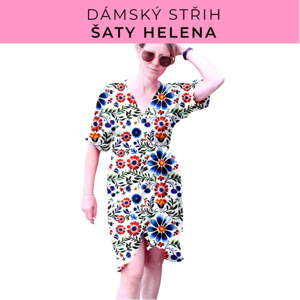 Dámský střih na šaty  Helena