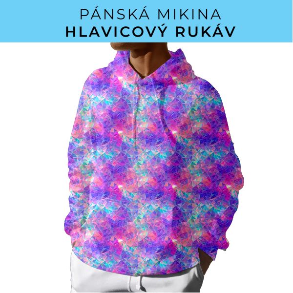 PÁNSKÝ střih - mikina s kapucí