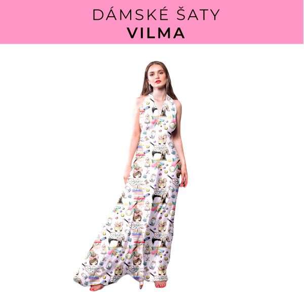 DÁMSKÝ střih - šaty Vilma