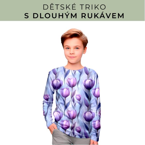 DĚTSKÝ střih - triko dlouhý rukáv