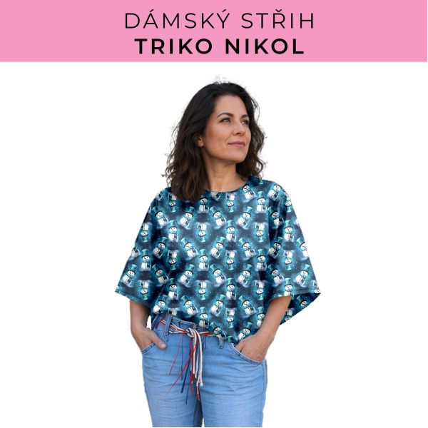 Dámský střih -  triko Nikol
