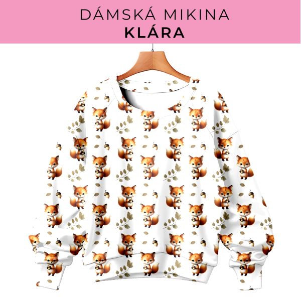 DÁMSKÝ střih - mikina Klára
