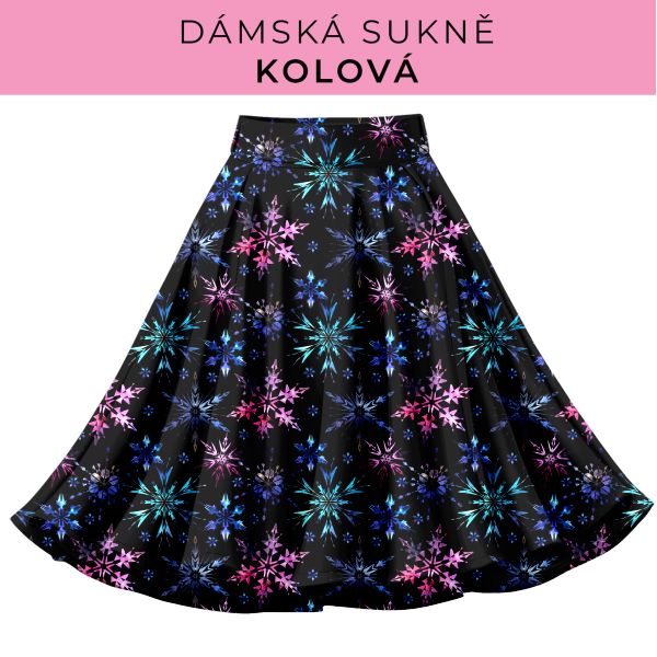 DÁMSKÝ střih - Kolová sukně