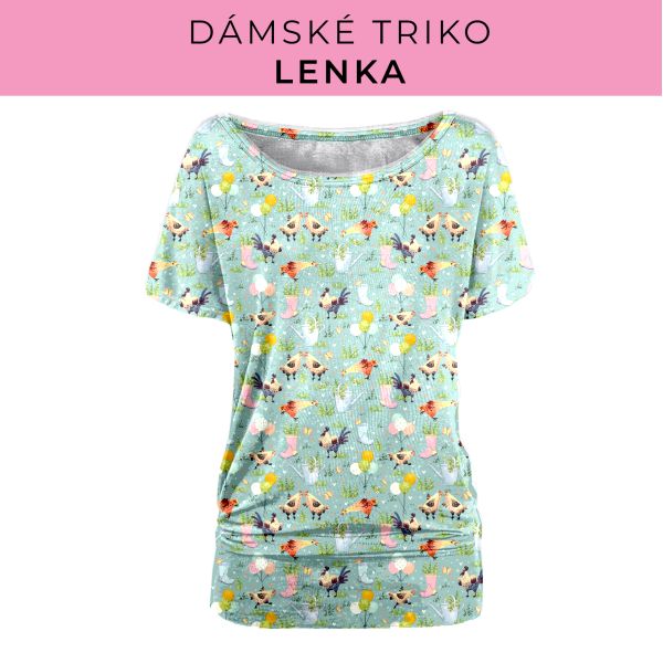 DÁMSKÝ střih - Triko Lenka