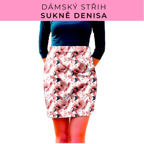 Dámský střih - Dámská sukně Denisa