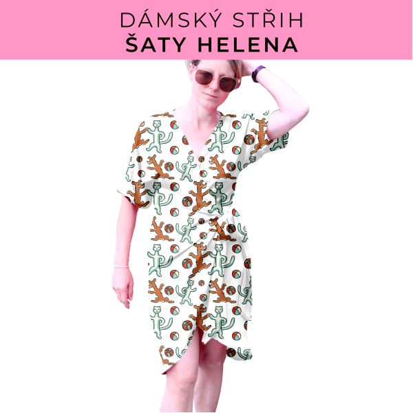 Dámský střih na šaty  Helena
