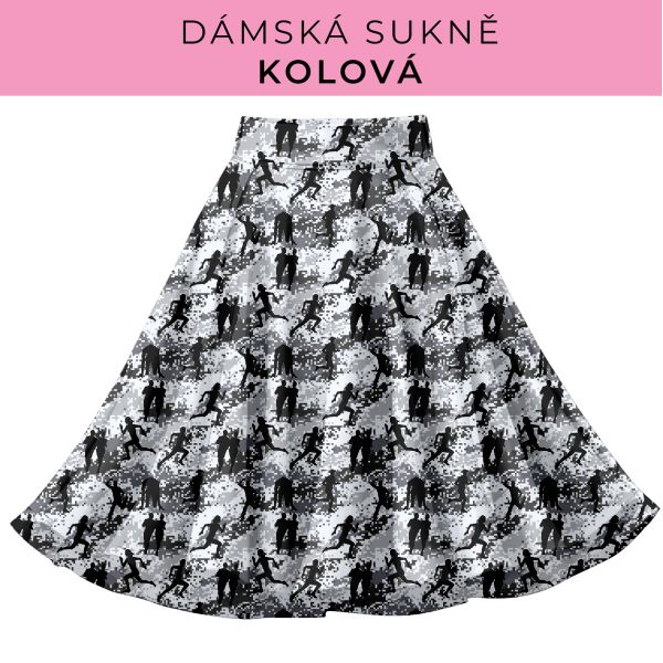 DÁMSKÝ střih - Kolová sukně
