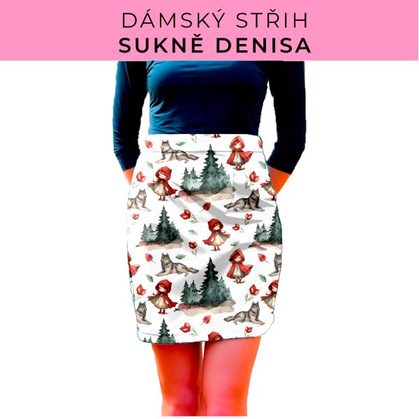 Dámský střih - Dámská sukně Denisa