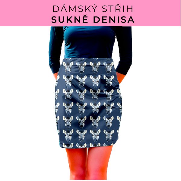 Dámský střih - Dámská sukně Denisa