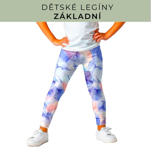 DĚTSKÝ střih - legíny základní