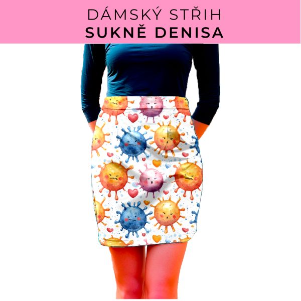 Dámský střih - Dámská sukně Denisa