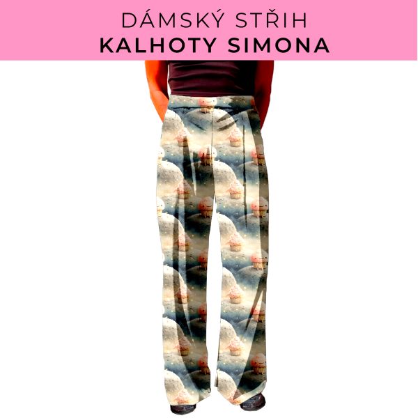 Dámský střih - kalhoty Simona
