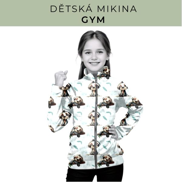 Dětská střih - mikina GYM
