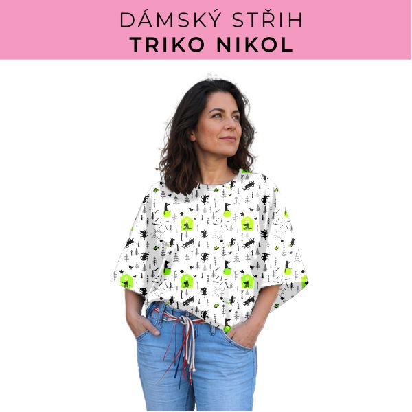 Dámský střih -  triko Nikol