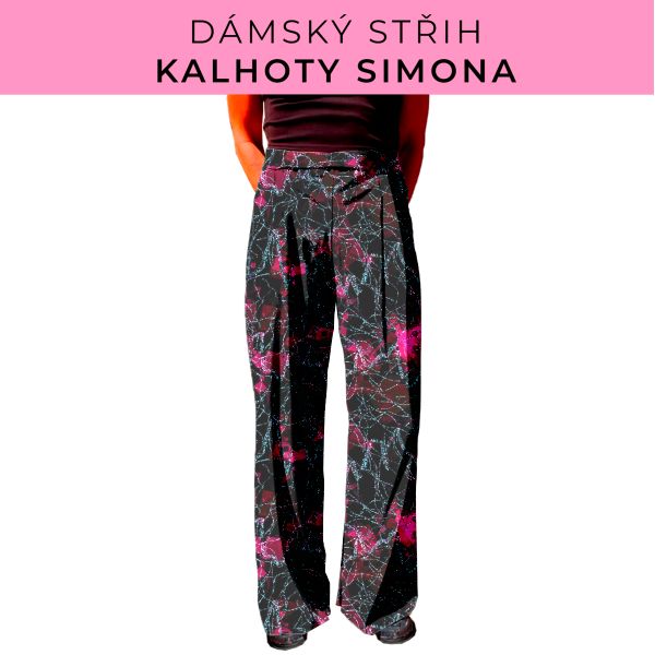 Dámský střih - kalhoty Simona