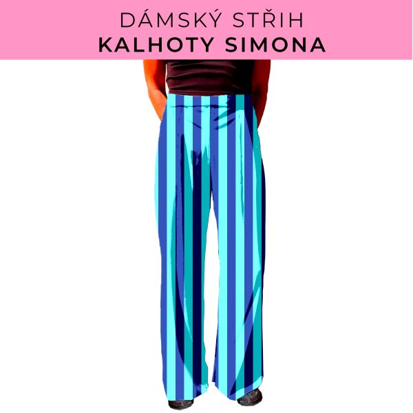 Dámský střih - kalhoty Simona