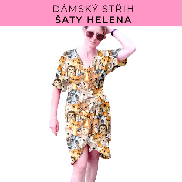 Dámský střih na šaty  Helena