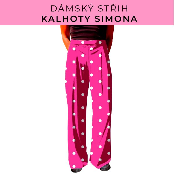 Dámský střih - kalhoty Simona