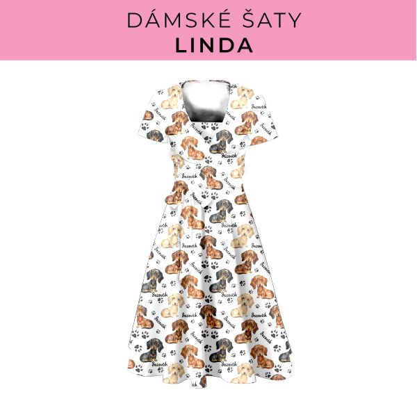 DÁMSKÝ střih - šaty Linda