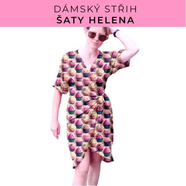 Dámský střih na šaty  Helena