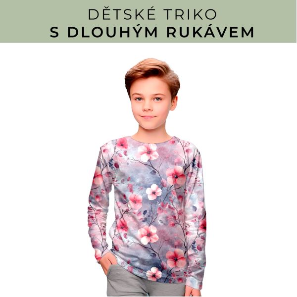 DĚTSKÝ střih - triko dlouhý rukáv