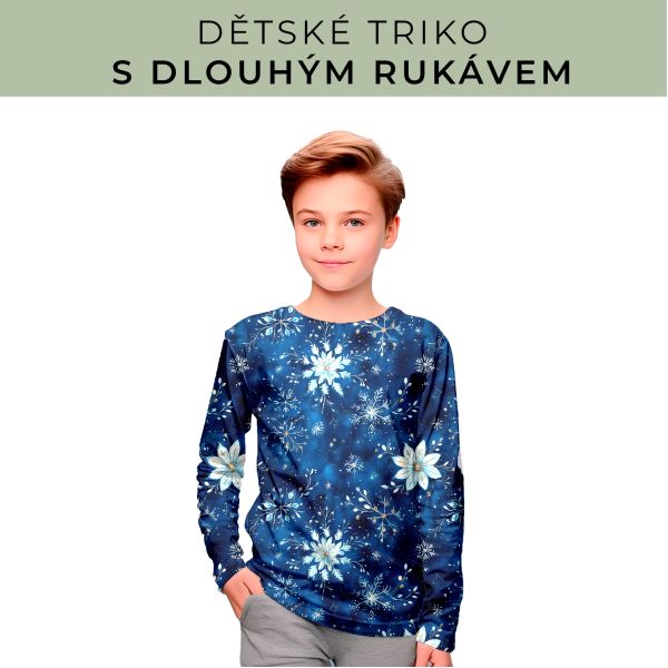 DĚTSKÝ střih - triko dlouhý rukáv