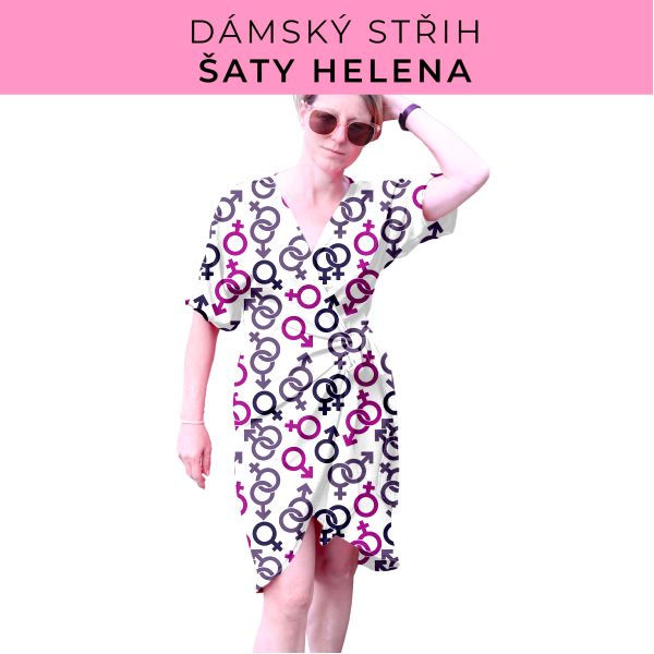 Dámský střih na šaty  Helena