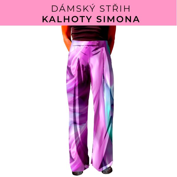 Dámský střih - kalhoty Simona