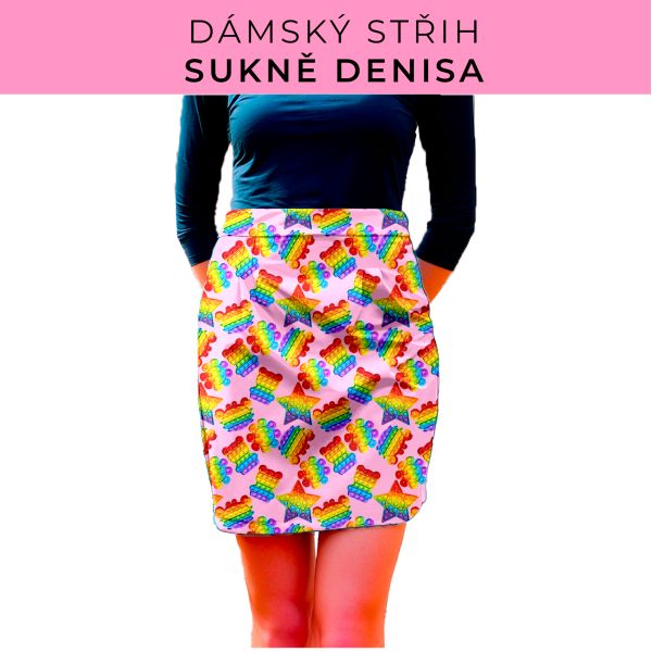 Dámský střih - Dámská sukně Denisa