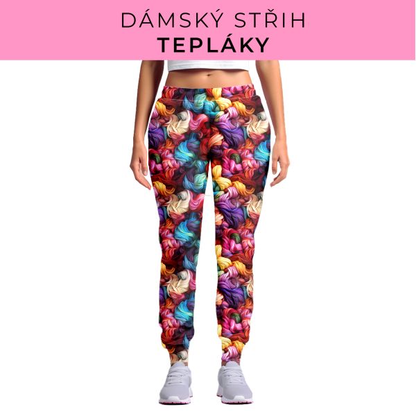 DÁMSKÝ střih - tepláky