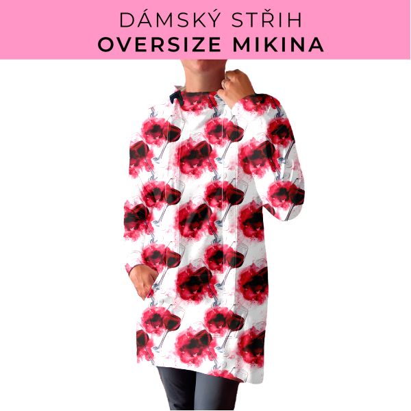 DÁMSKÝ střih - Oversize mikina