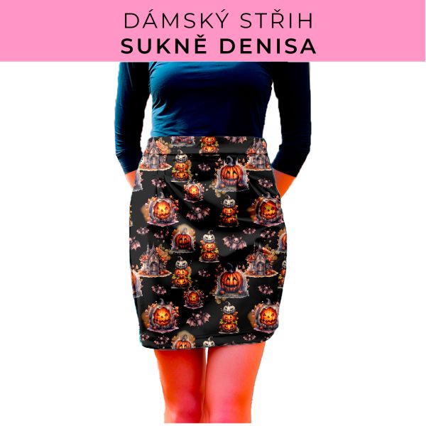 Dámský střih - Dámská sukně Denisa