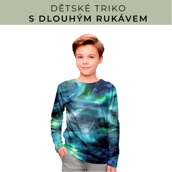 DĚTSKÝ střih - triko dlouhý rukáv