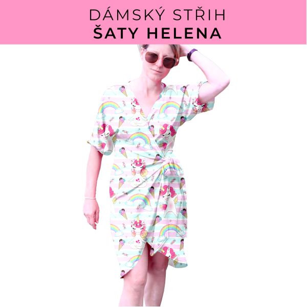 Dámský střih na šaty  Helena