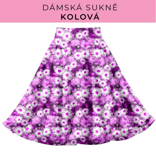 DÁMSKÝ střih - Kolová sukně