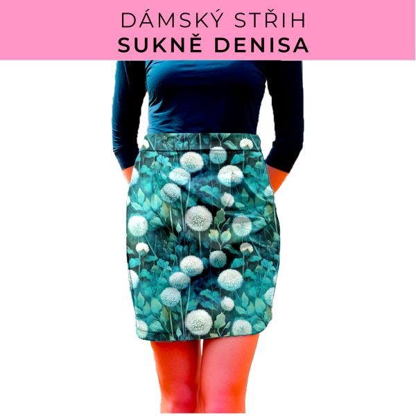 Dámský střih - Dámská sukně Denisa