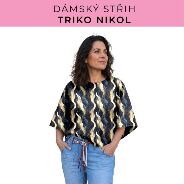 Dámský střih -  triko Nikol
